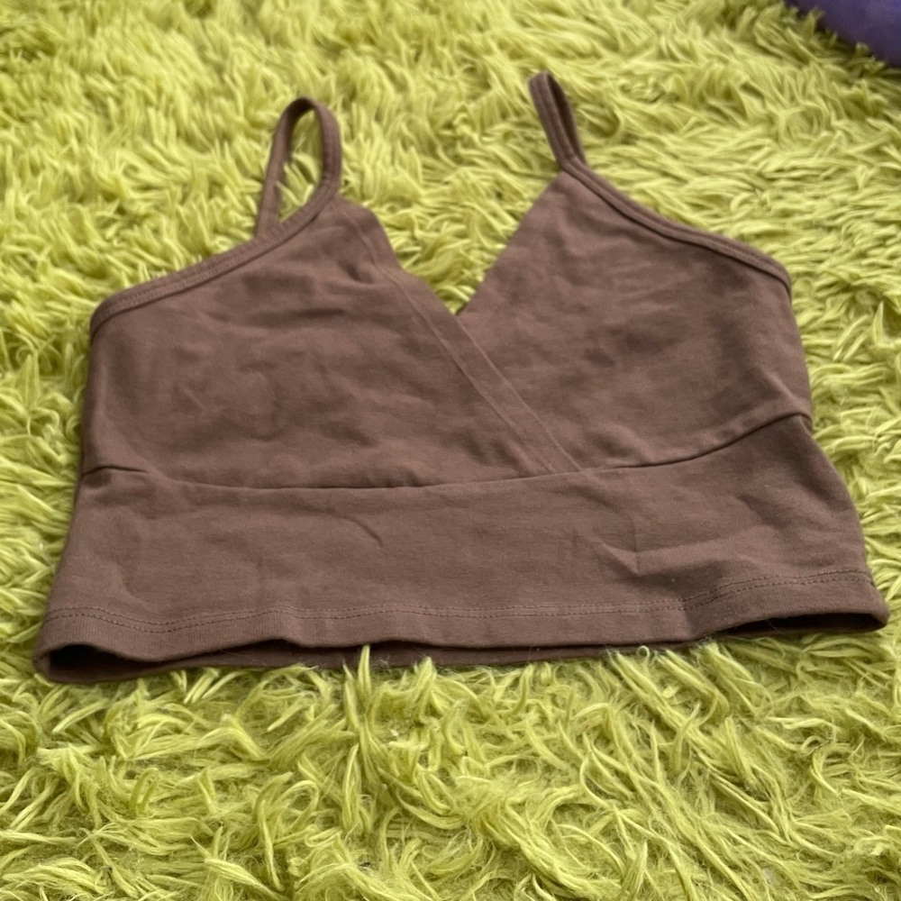 NWOT Brown Brandy Melville Amara Tank